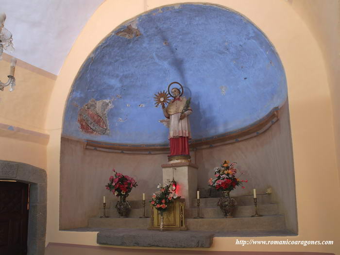 CABECERA DEL TEMPLO. CASCARÓN ABSIDAL